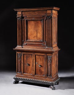 Writing Cabinet Scrittoio Escritoire Desk Walnut Italy Florence Renaissance