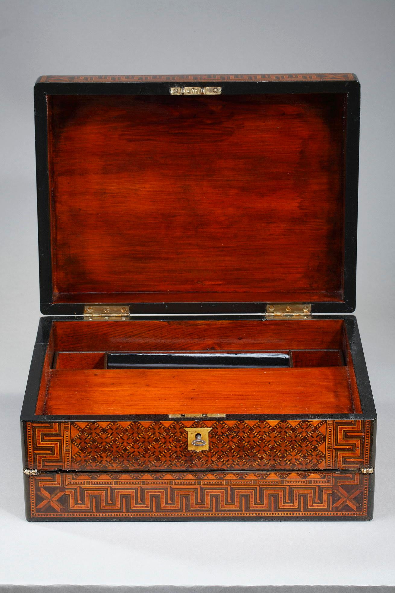 Writing Case in Marquetry, 19th Century 8