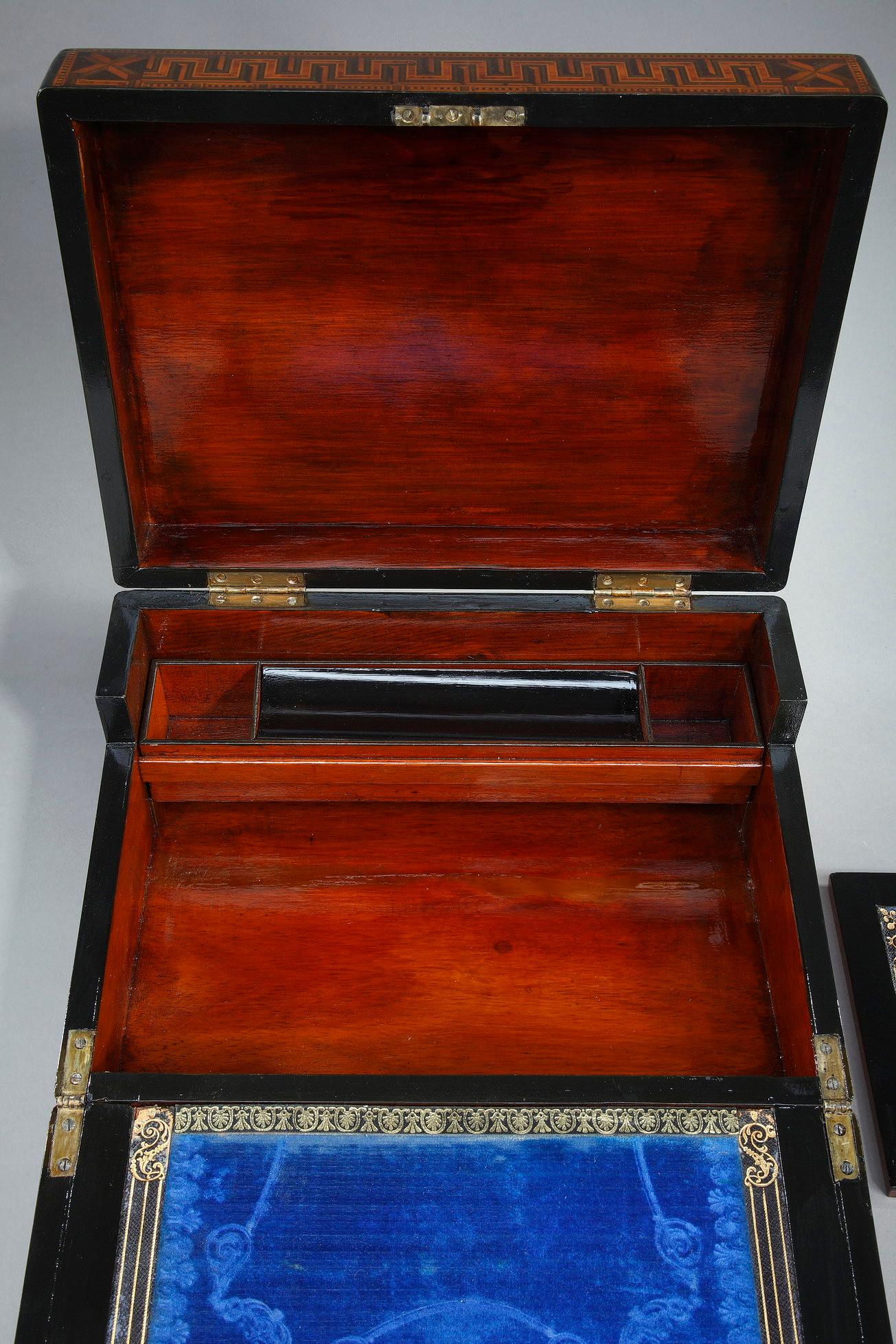 Writing Case in Marquetry, 19th Century 12