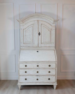 Armoire à écrire d'environ 1800 en pin, Suède