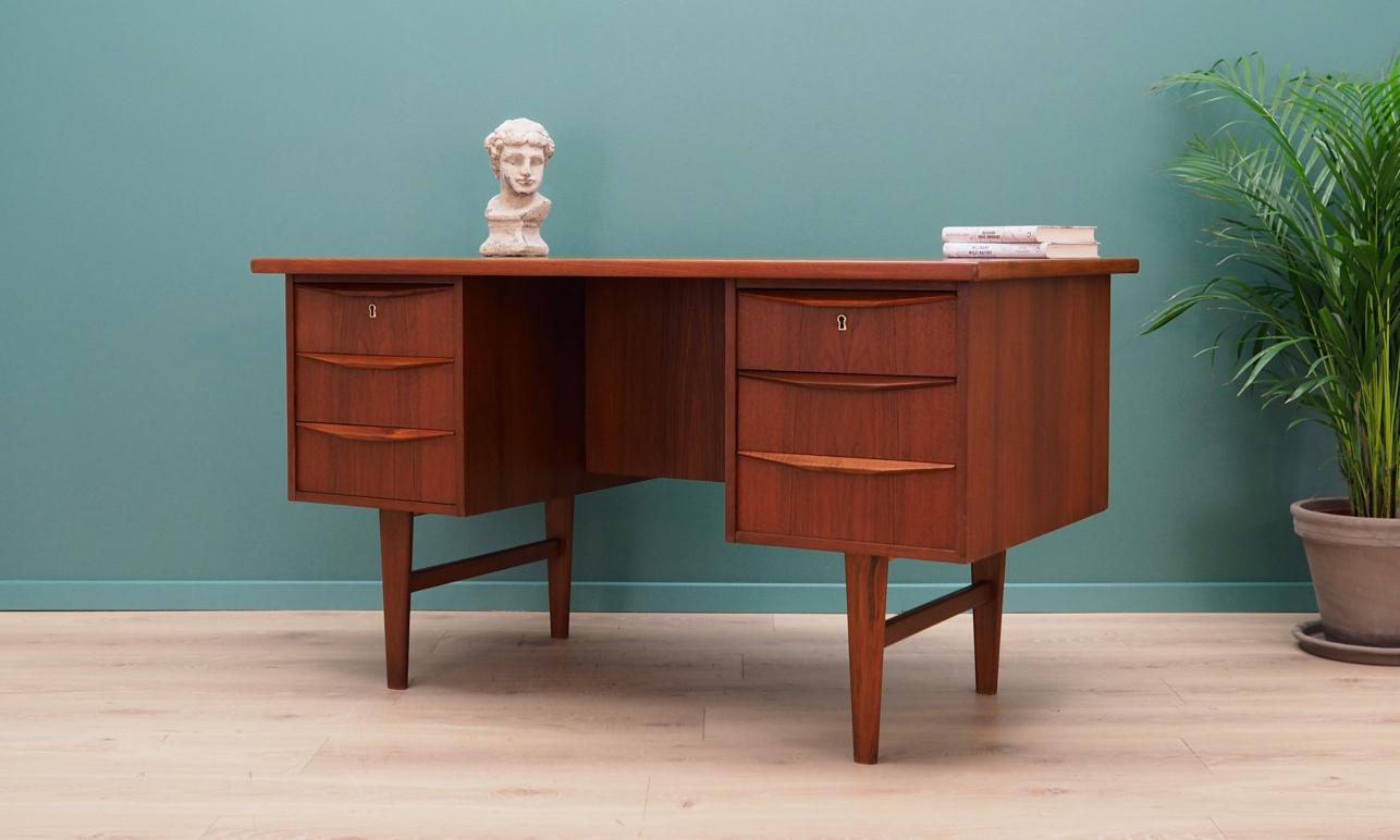 Writing Desk 1960-1970 Teak Vintage Retro (Skandinavisch)