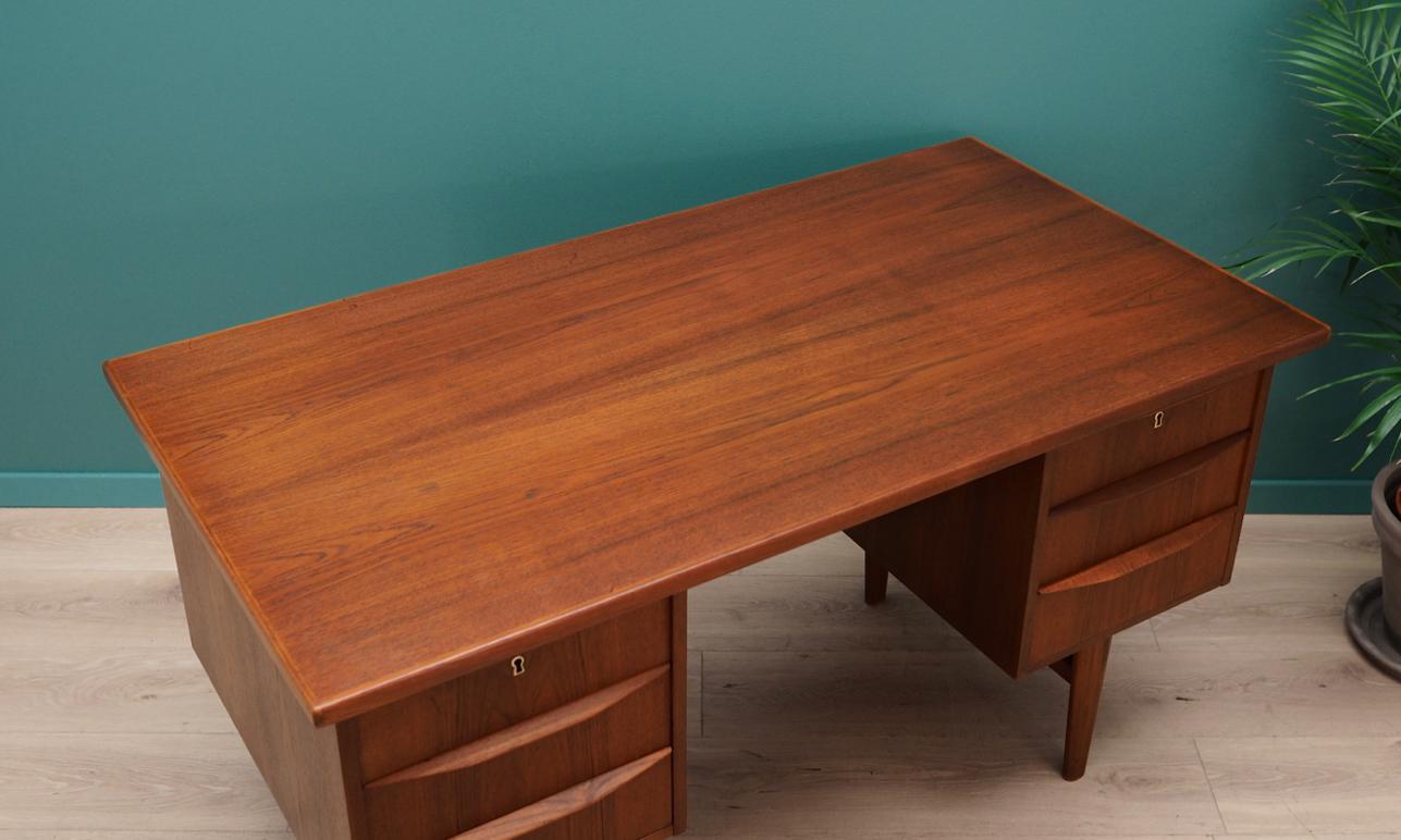Writing Desk 1960-1970 Teak Vintage Retro (Furnier)