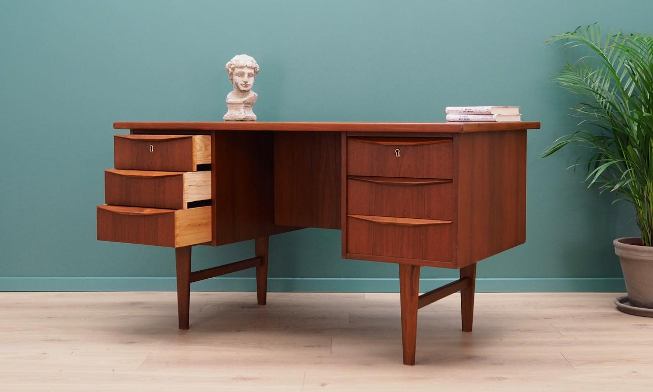 Writing Desk 1960-1970 Teak Vintage Retro (Teakholz)