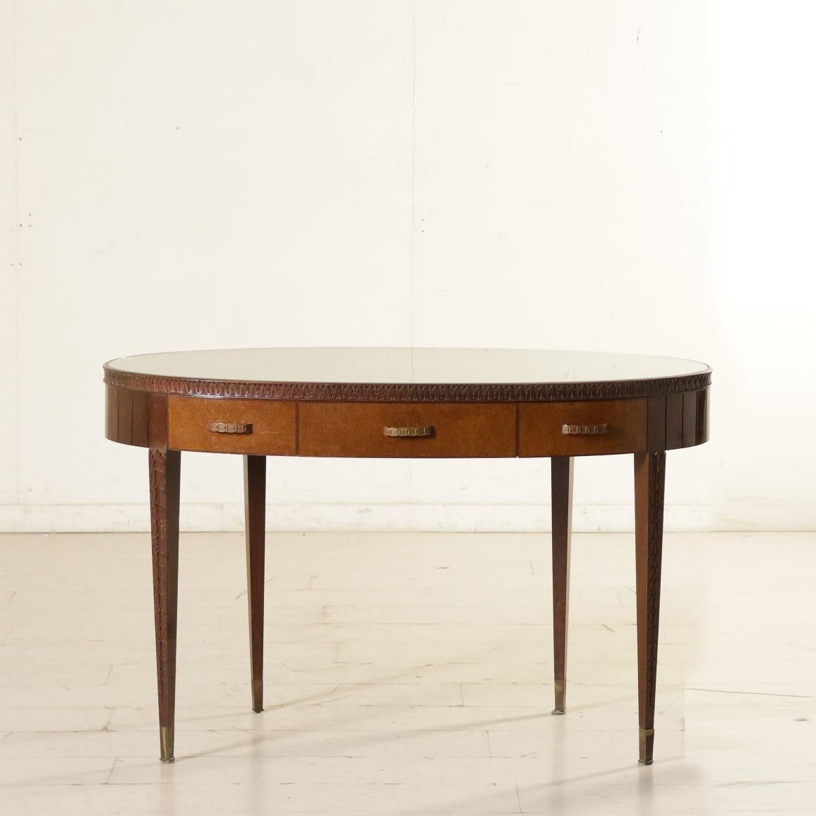 Writing Desk Attributable to Paolo Buffa Vintage Italy, 1950s-1960s 4