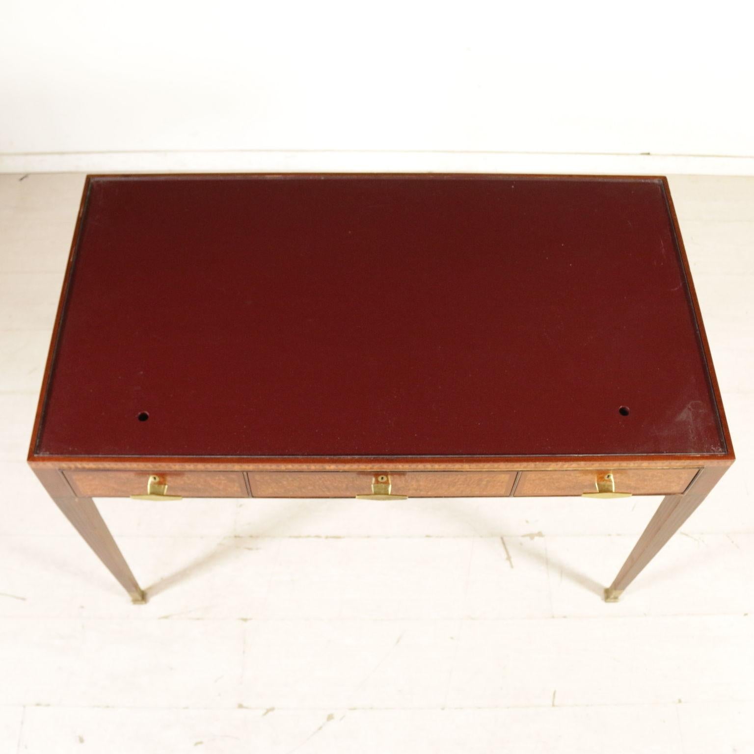 Mid-20th Century Writing Desk Attributable to Paolo Buffa Vintage, Italy, 1950s-1960s