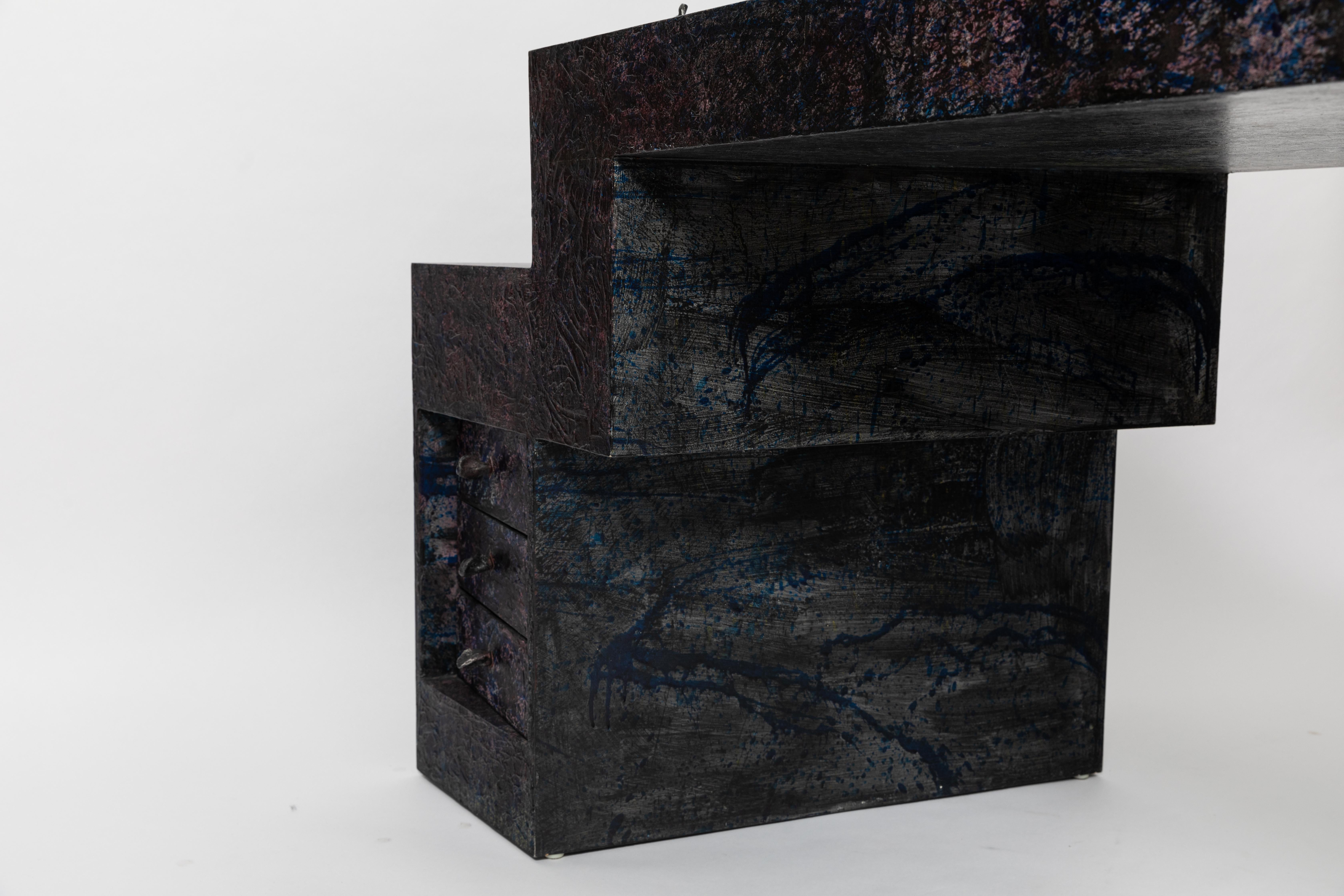 Unique Postmodern Writing Desk by Bohuslav Horák for Anthologie Quartett, 1990 For Sale 5