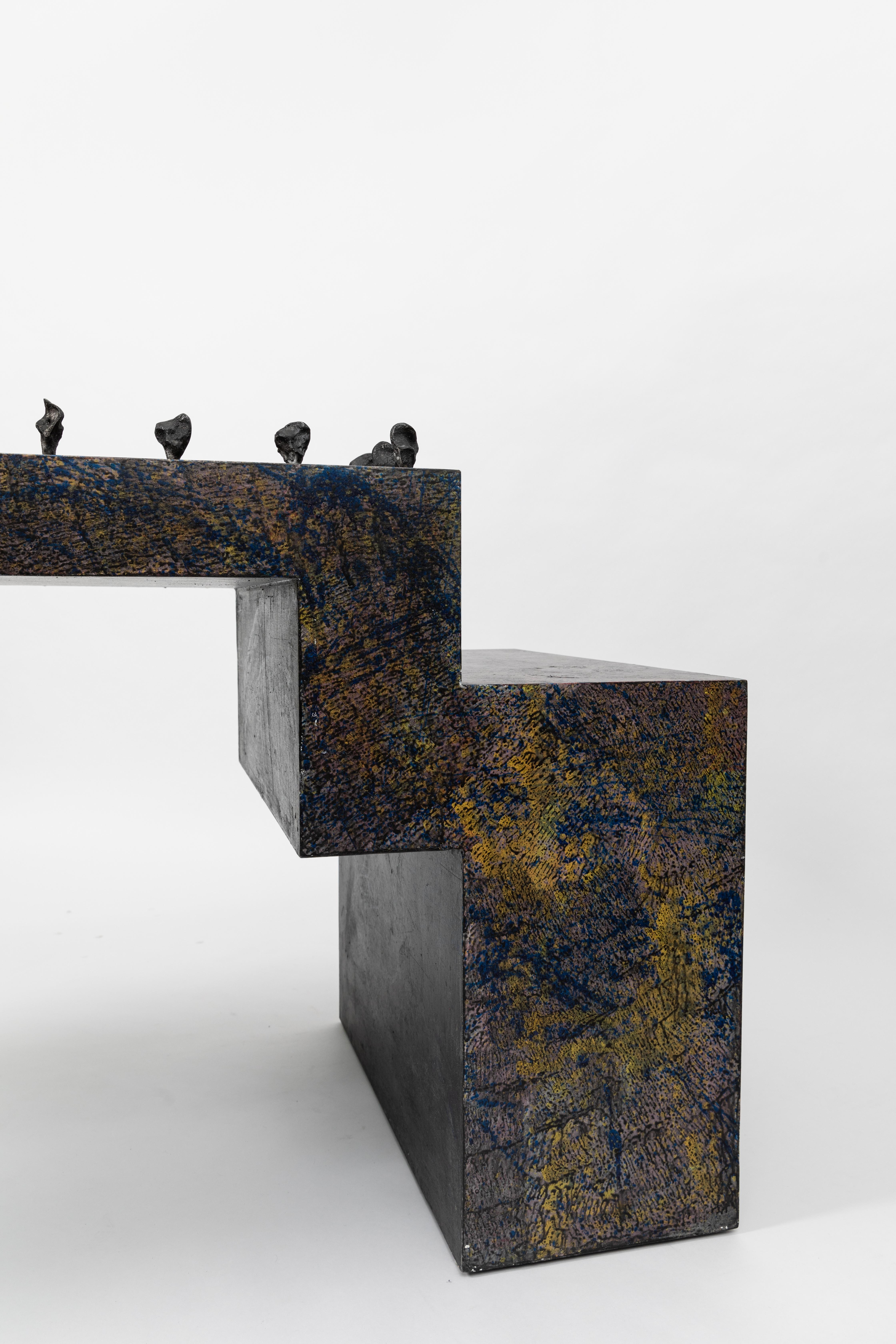 Unique Postmodern Writing Desk by Bohuslav Horák for Anthologie Quartett, 1990 For Sale 6
