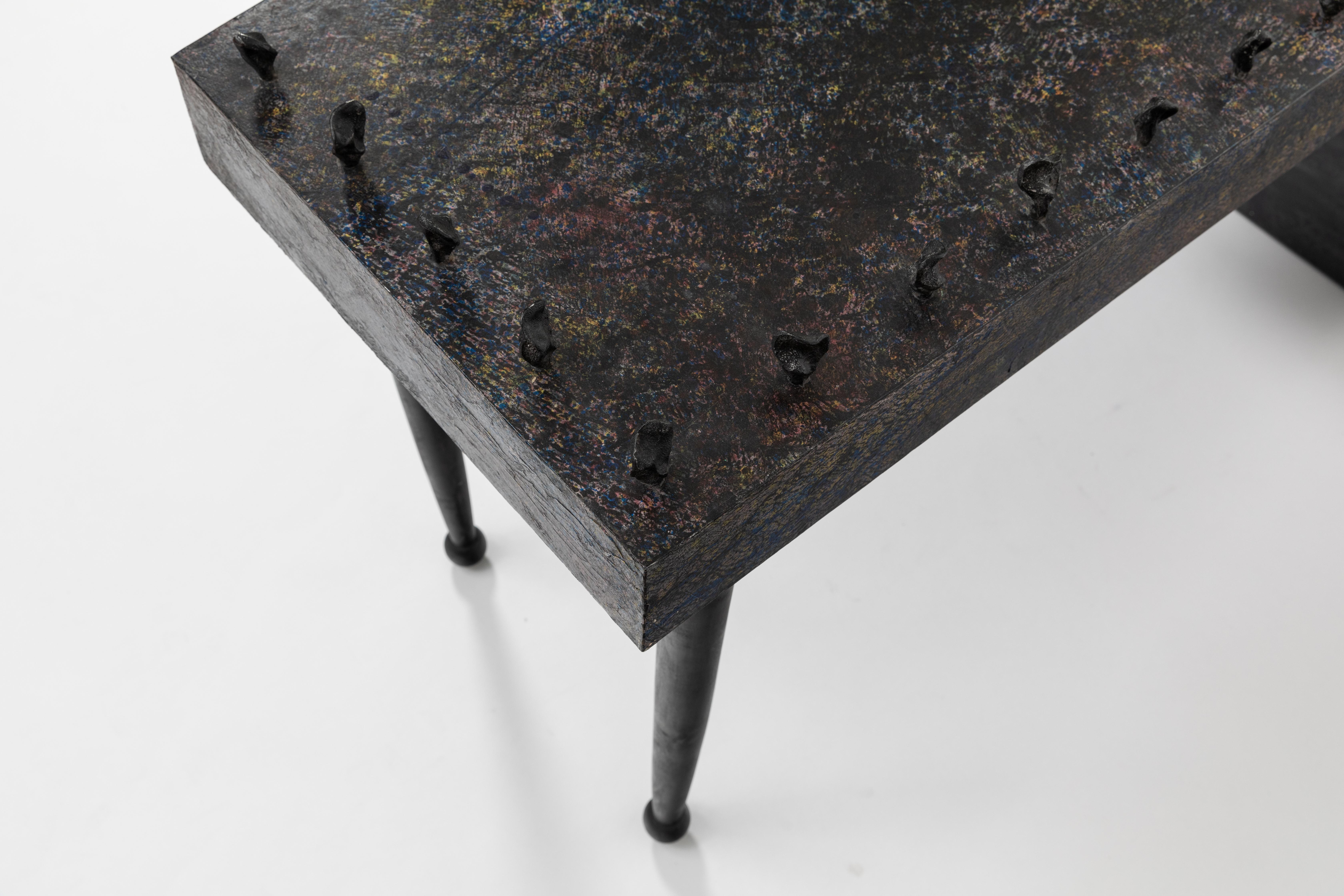 Late 20th Century Unique Postmodern Writing Desk by Bohuslav Horák for Anthologie Quartett, 1990 For Sale