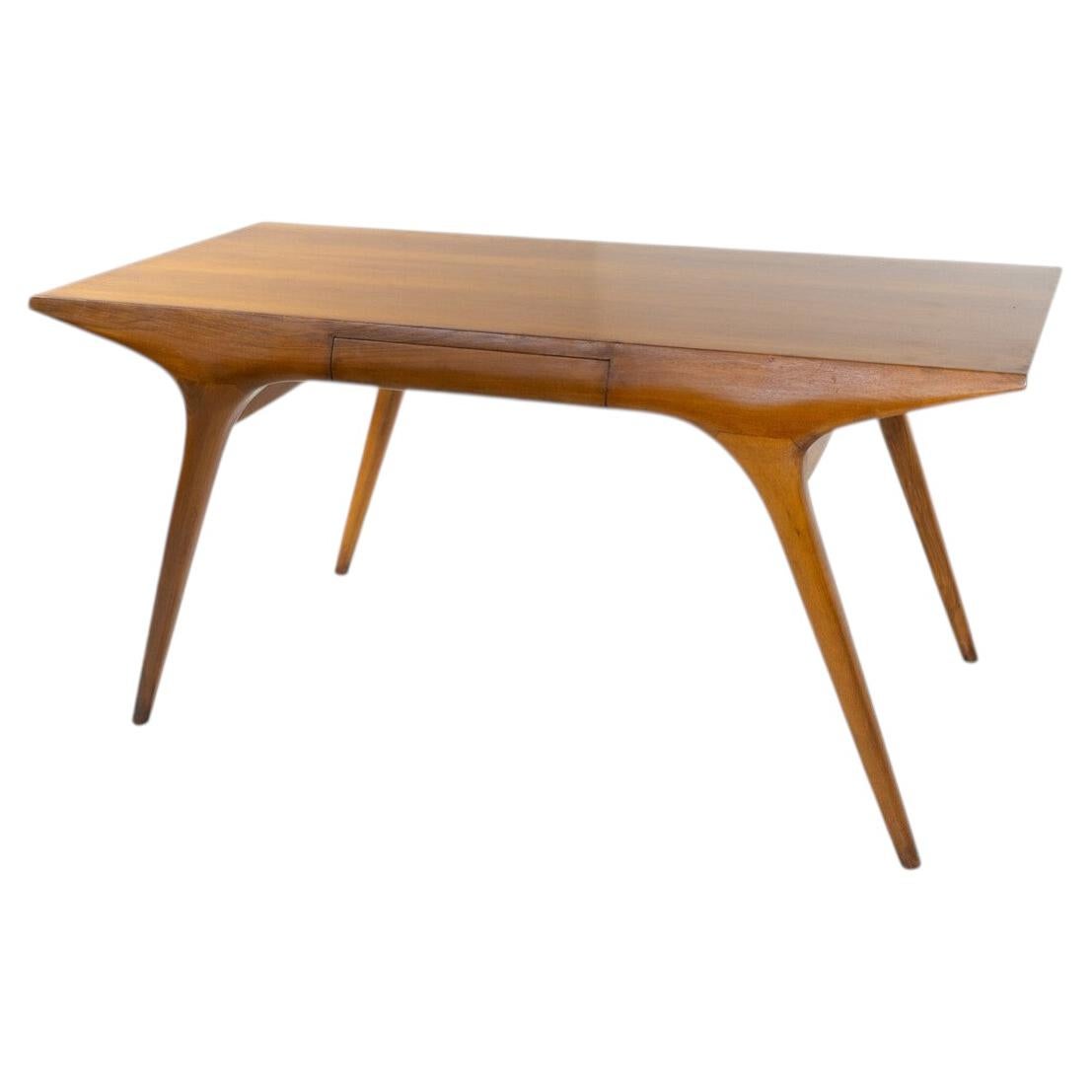 Writing Desk by Carlo de Carli, Walnut, 1950s