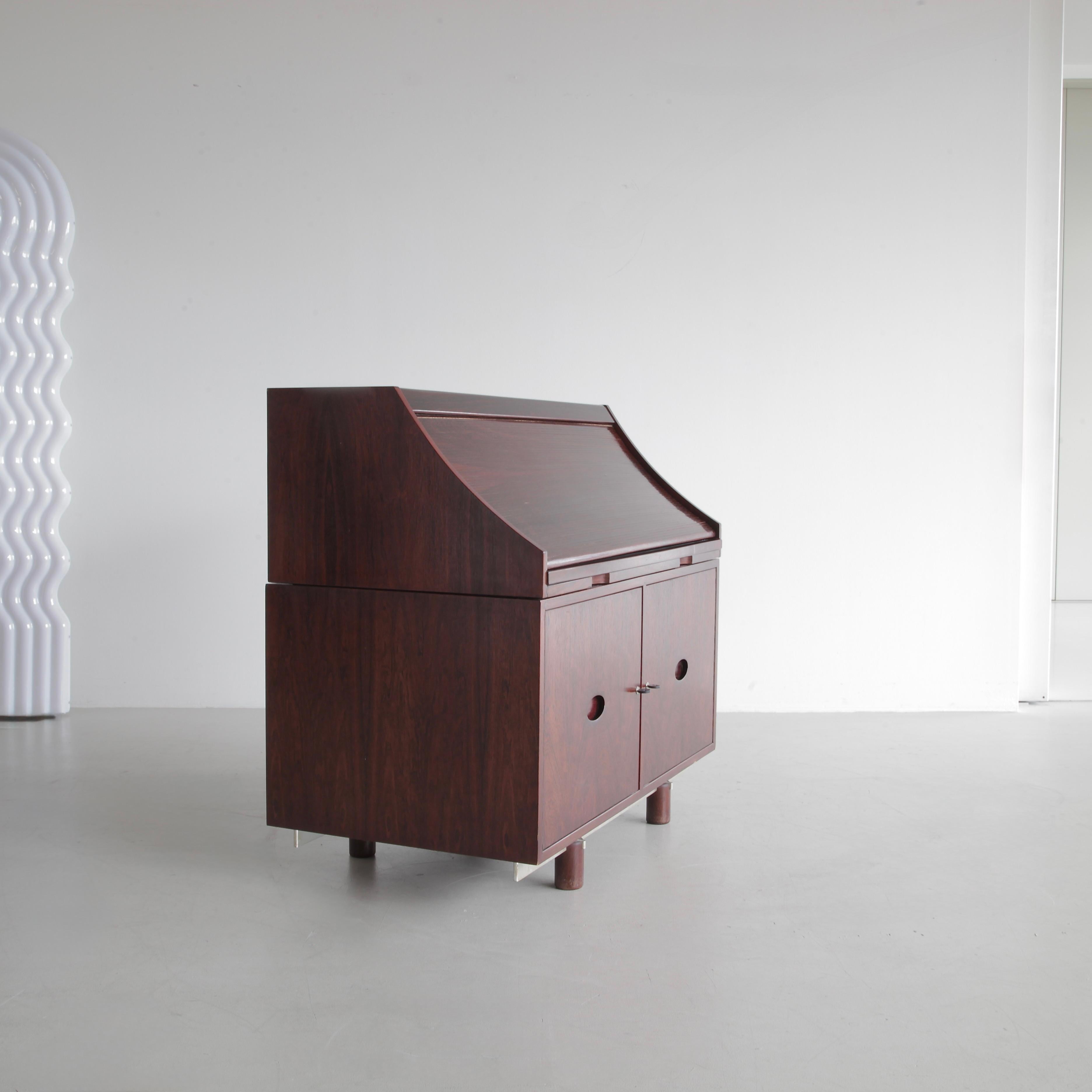 Writing Desk by Gianfranco FRATTINI for BERNINI, 1961 In Good Condition For Sale In Berlin, Berlin
