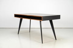 Writing Desk by Hans Bellmann for Domus Raumkunst, with Black Formica, 1950s