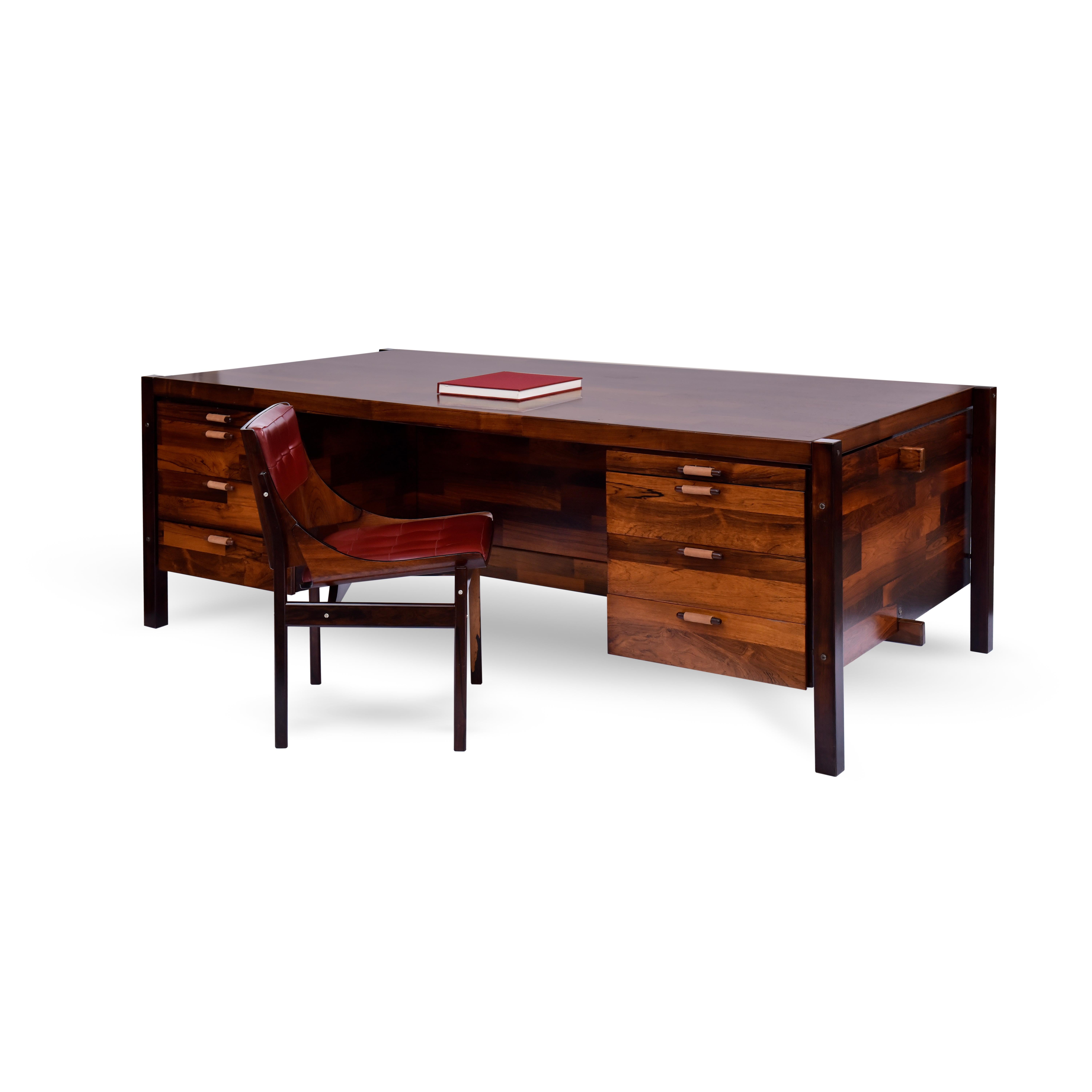 Writing Desk by Jorge Zalszupin, L'Atelier, 1959/1969 In Good Condition In Sao Paulo, SP