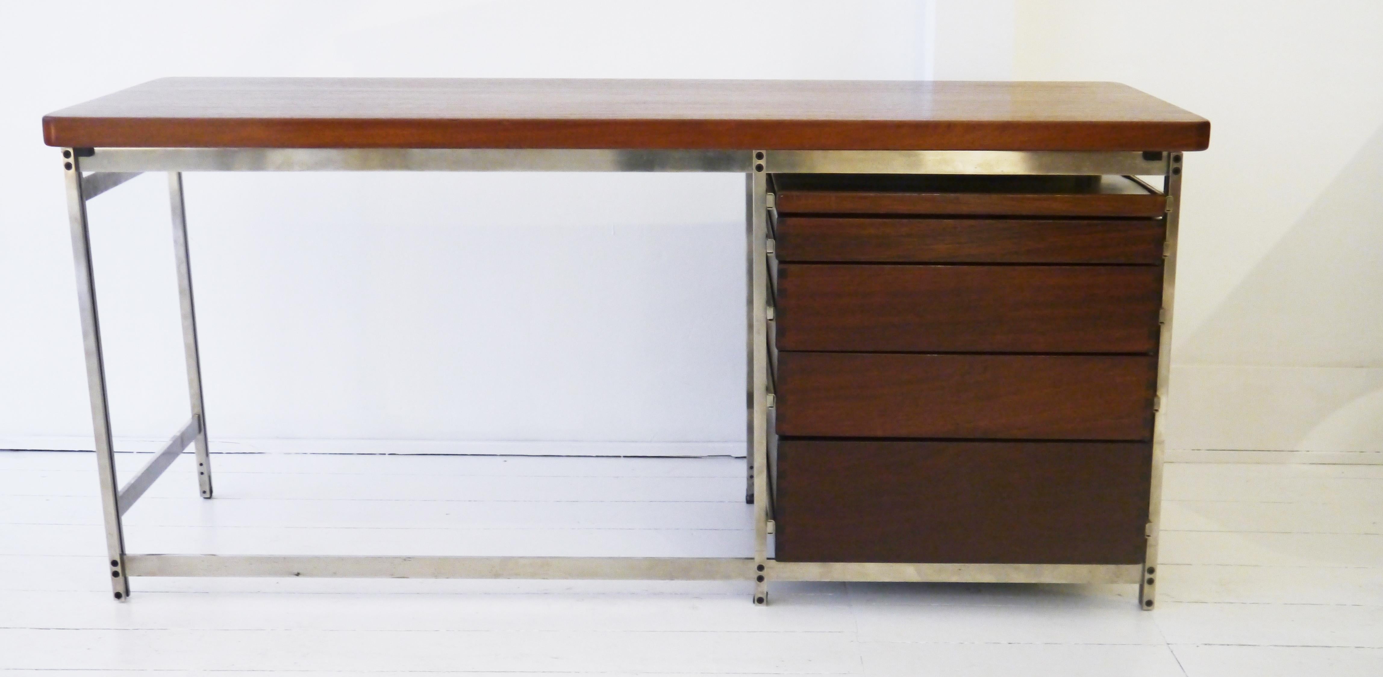 Writing Desk by Jules Wabbes for Foncolin in 1957 3