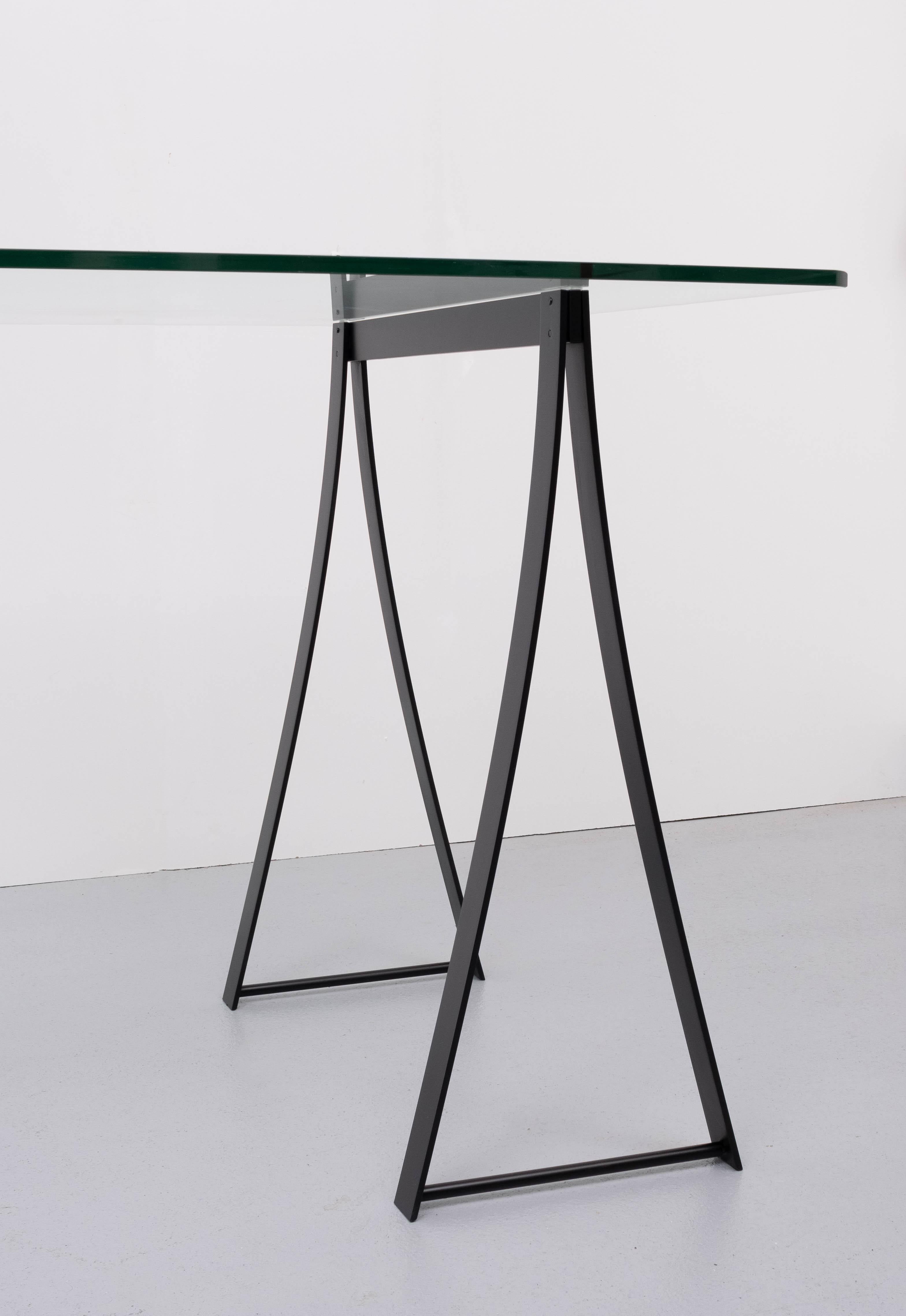 Cut Glass Writing Desk by Peter Ghyczy for Ghyczy, 1970s Model T07
