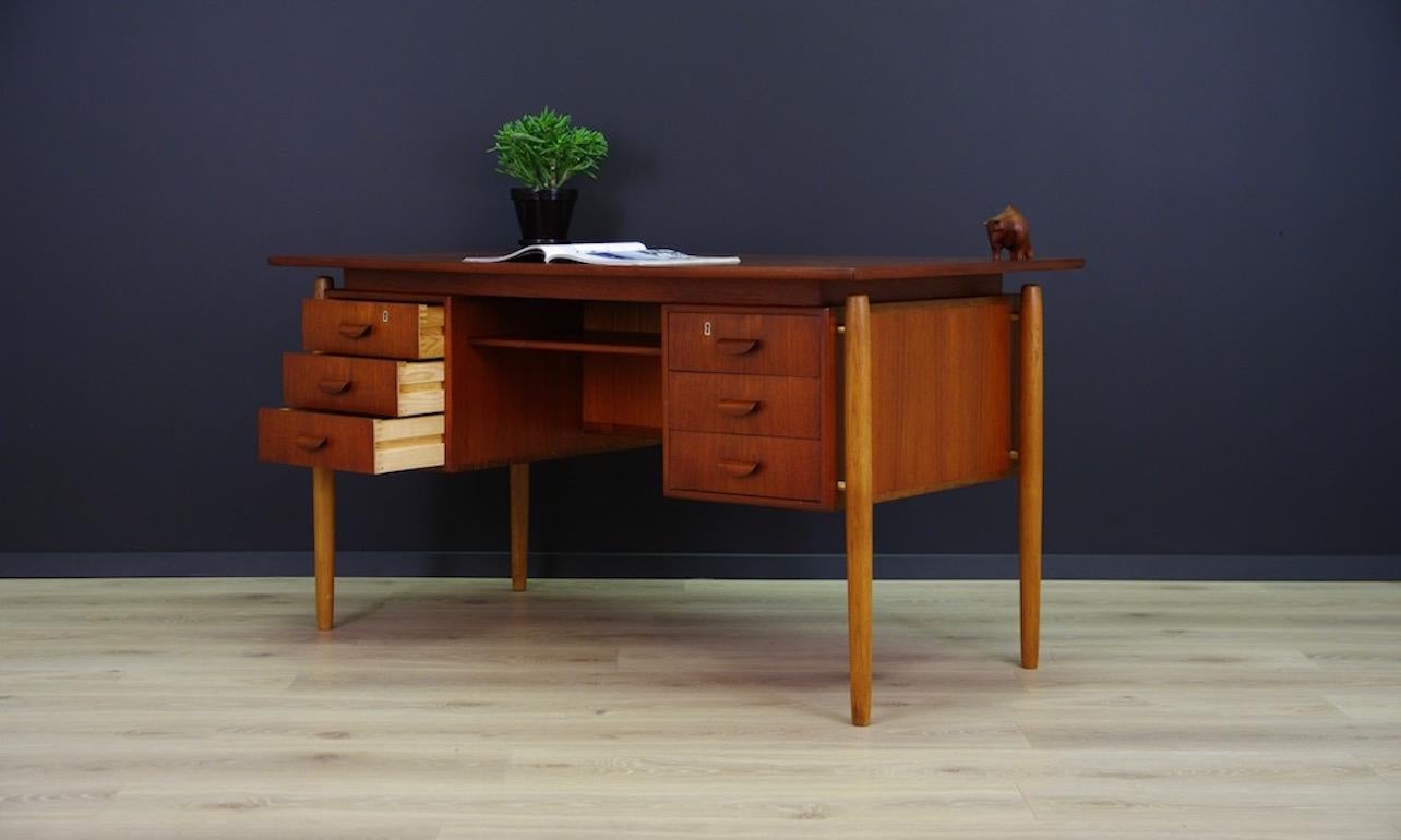 Writing Desk Danish Design Classic Teak Vintage 3