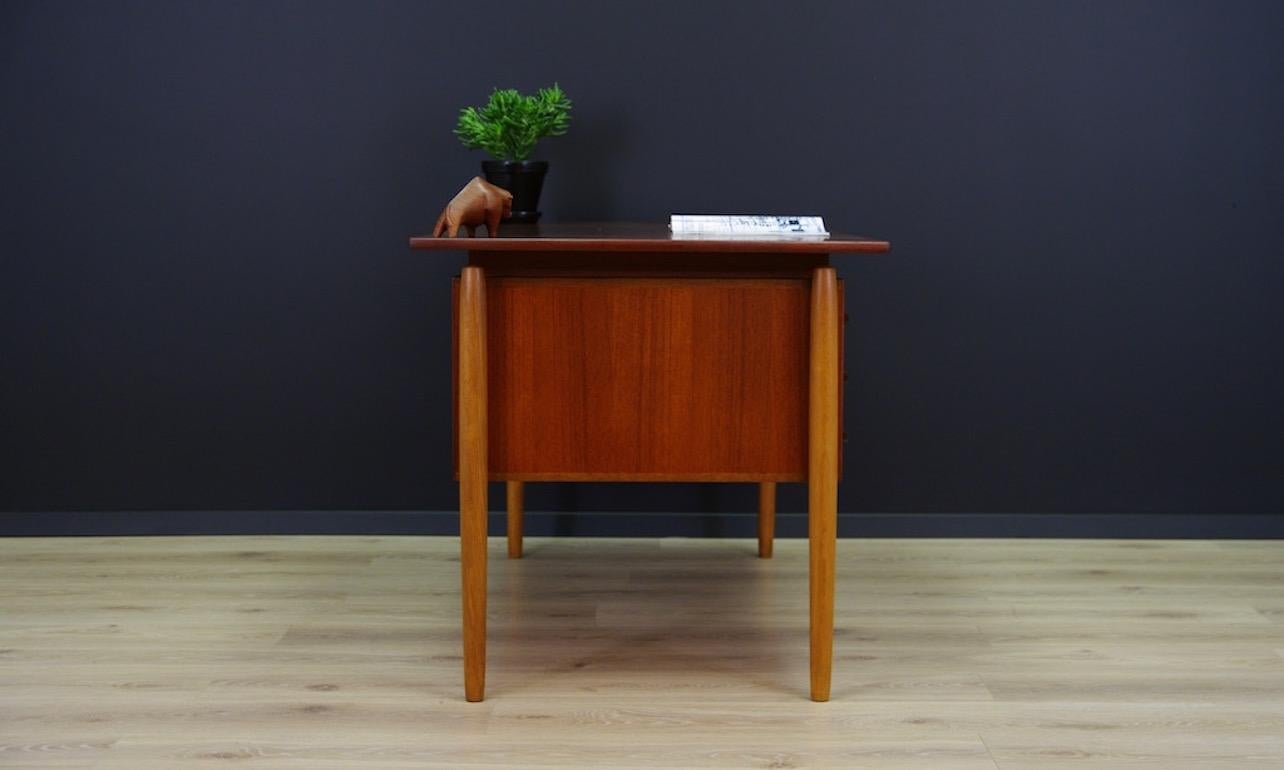 Writing Desk Danish Design Classic Teak Vintage 5