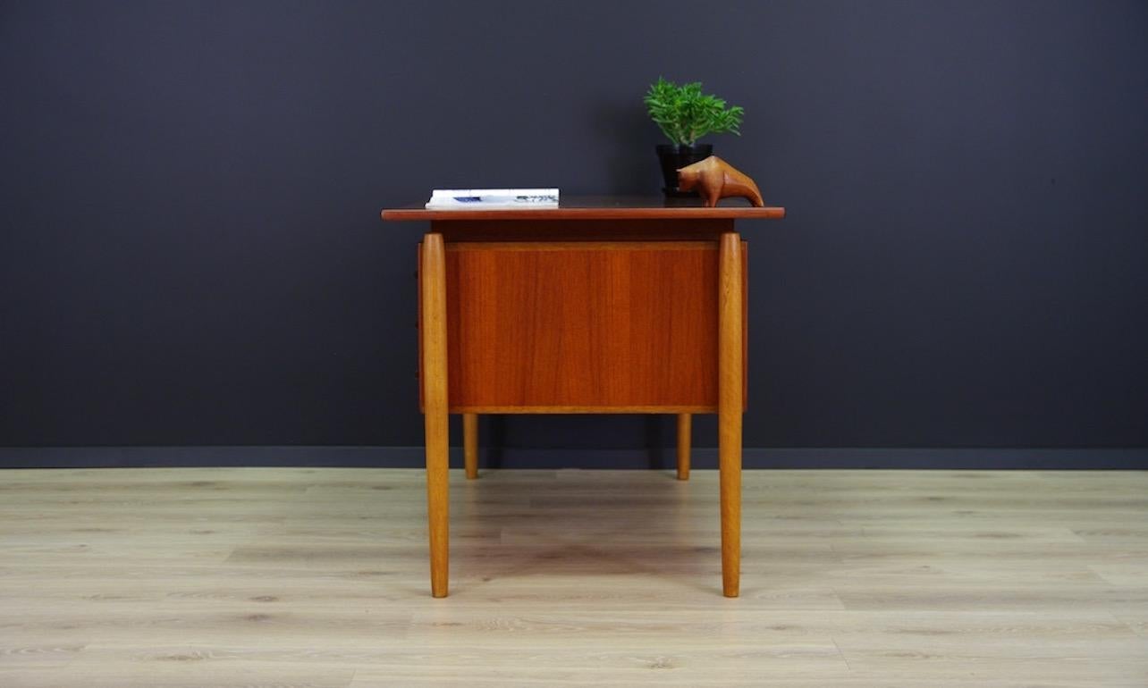 Writing Desk Danish Design Classic Teak Vintage 9