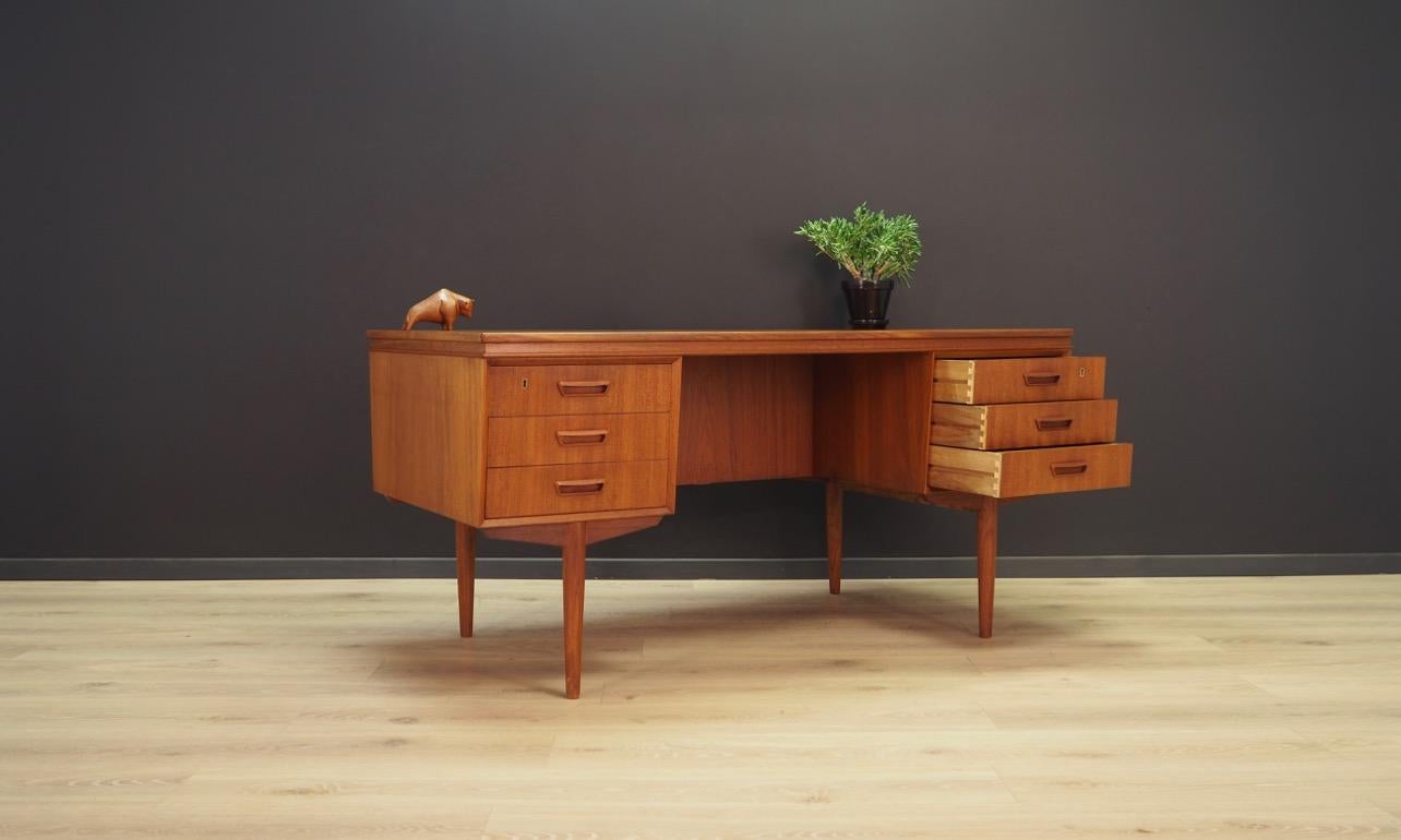 Writing Desk Danish Design Retro Teak Vintage 1