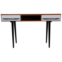 Writing Desk Designed by Architect M. Požár, Retro Style Brusel, 1960s