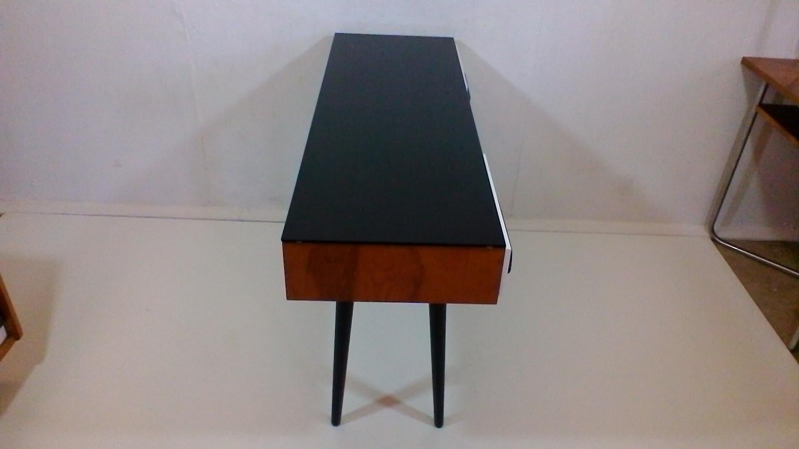 Mid-20th Century Writing Desk Designed by Architect M. Požár, Retro Style Brusel 1960s