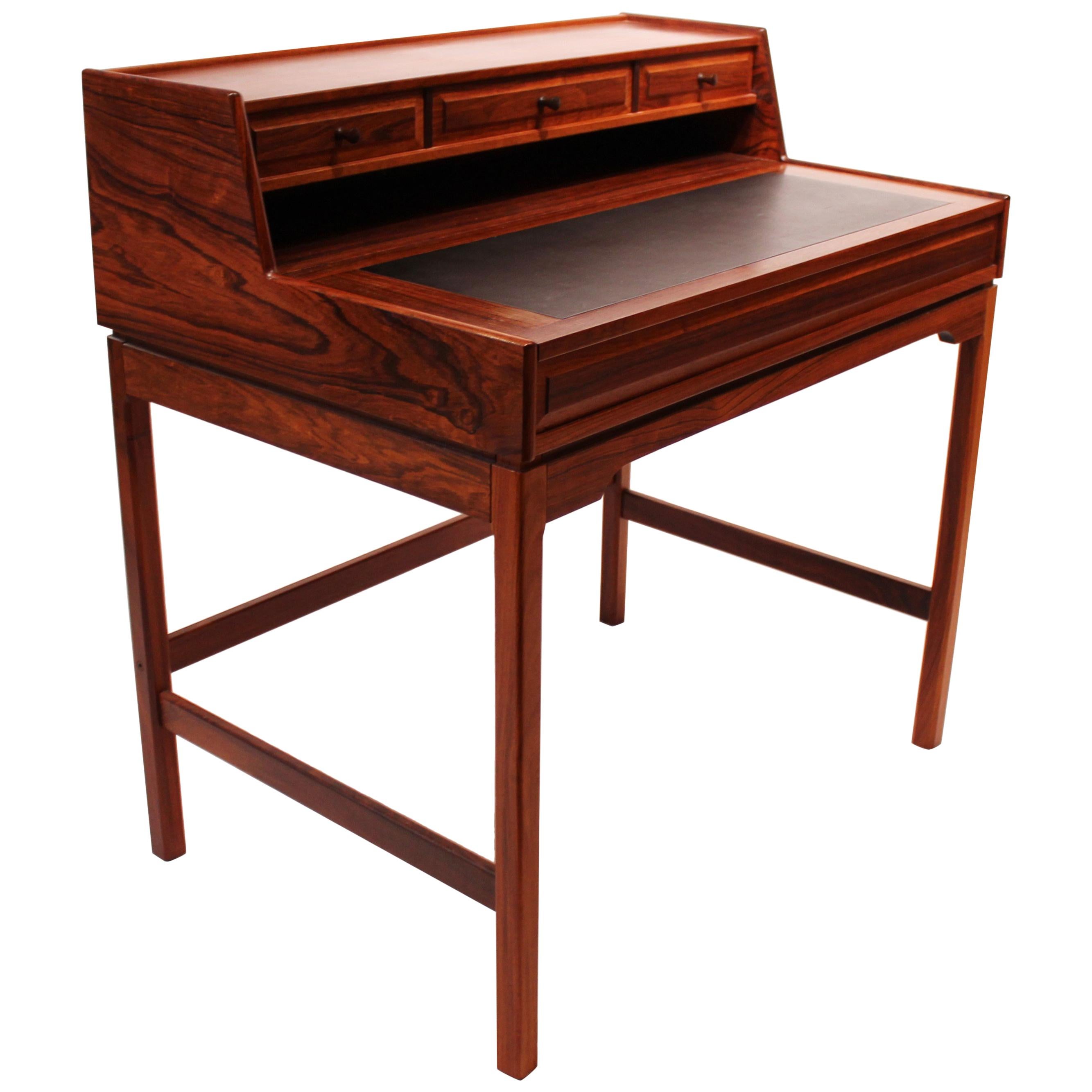 Writing Desk in Rosewood by the Norwegian Designer Torbjørn Afdal from the 1960s