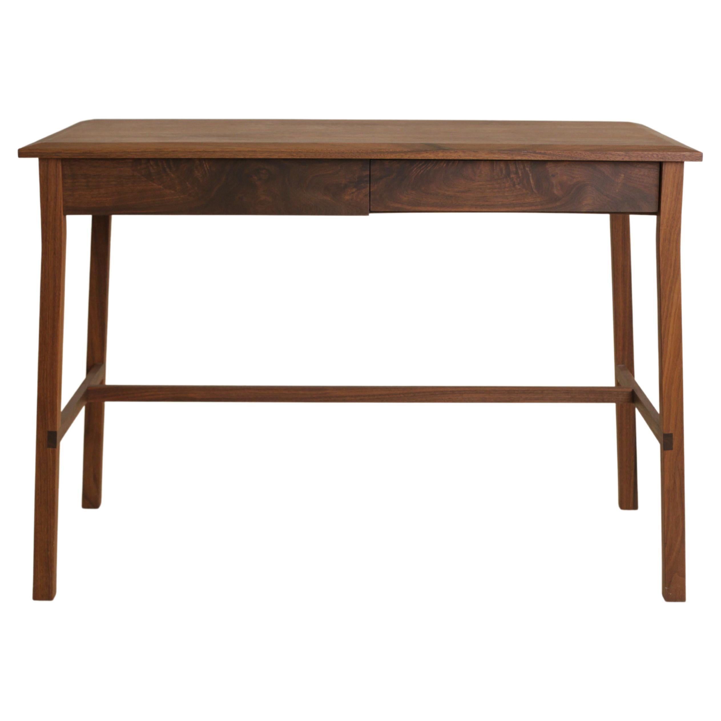 Hand-Crafted Writing Desk in Solid Walnut by Boyd & Allister  For Sale