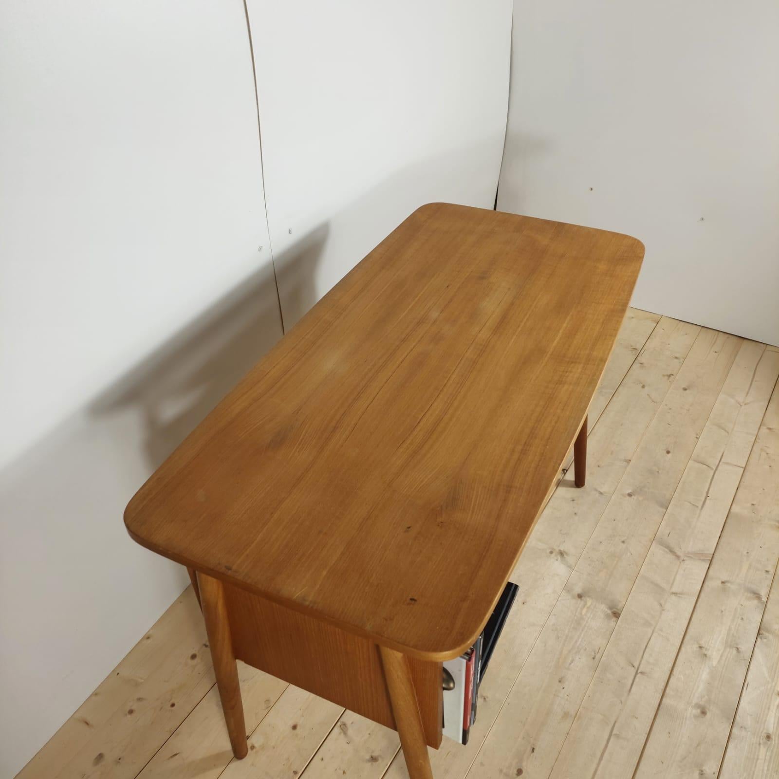 Teak Writing desk in teak, Gunnar Nielsen for Tibergaard, Denmark 1960 For Sale