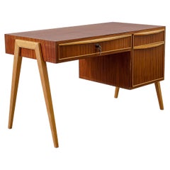 Vintage Writing Desk in the Scandinavian Style of the 1970s