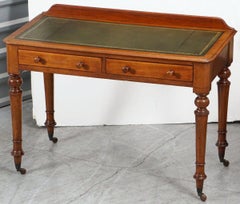 Writing Desk or Table of Mahogany with Leather Top from England
