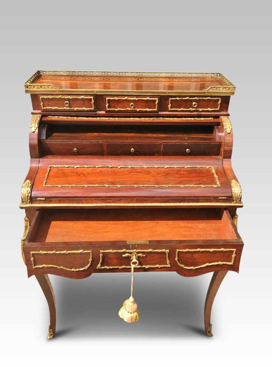 Ormolu Writing Desk, French Bureau De Dame, circa 1880