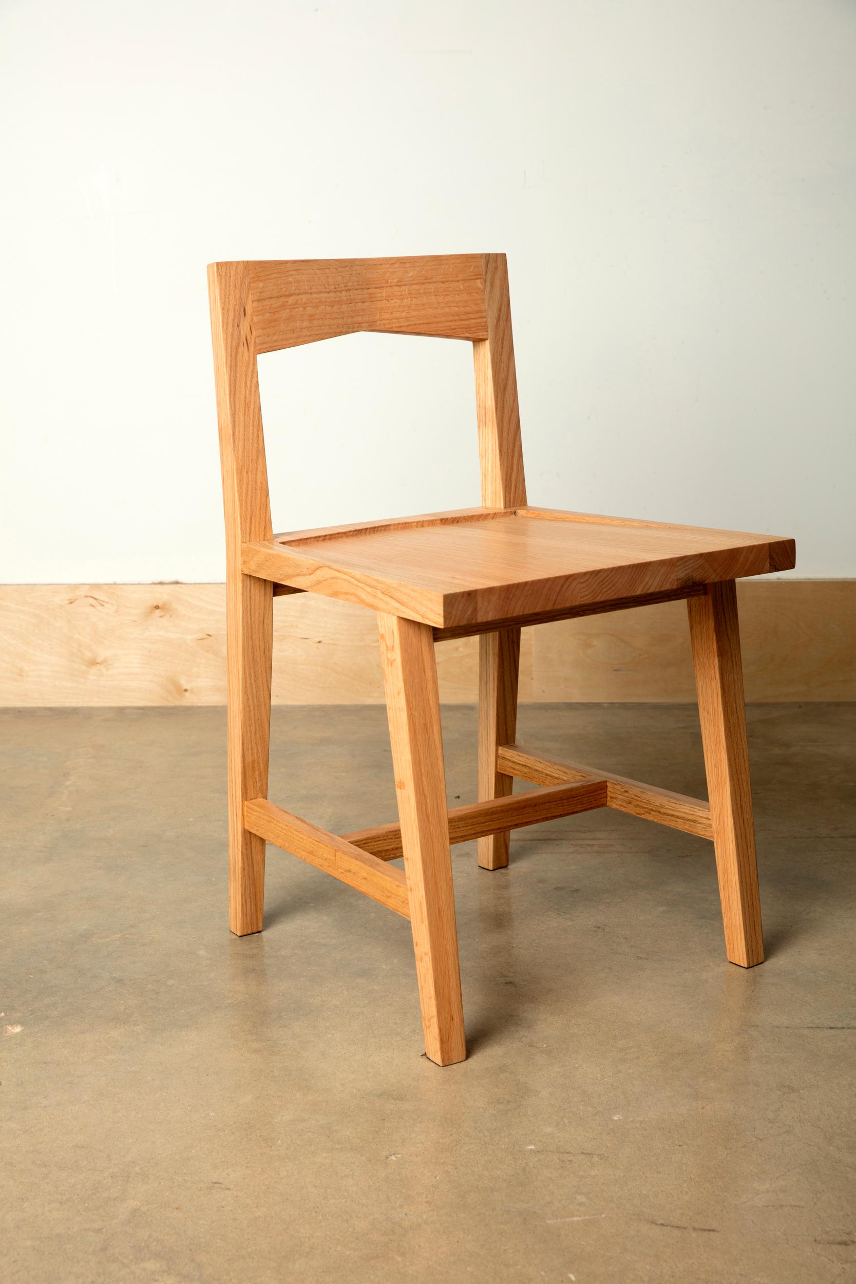 We handcraft this Classic natural oakwood writing desk and chair set with hardwoods from Birmingham's urban forest. For your home office, computer desk or a place to work from home, comfortable and focused, on a novel or a grocery list. Urban