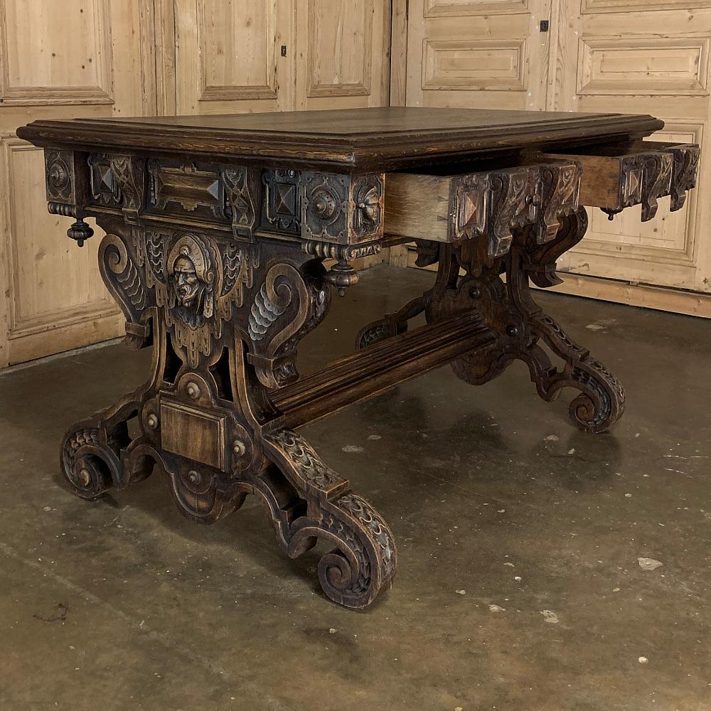 Writing Table, 19th Century French Renaissance 3