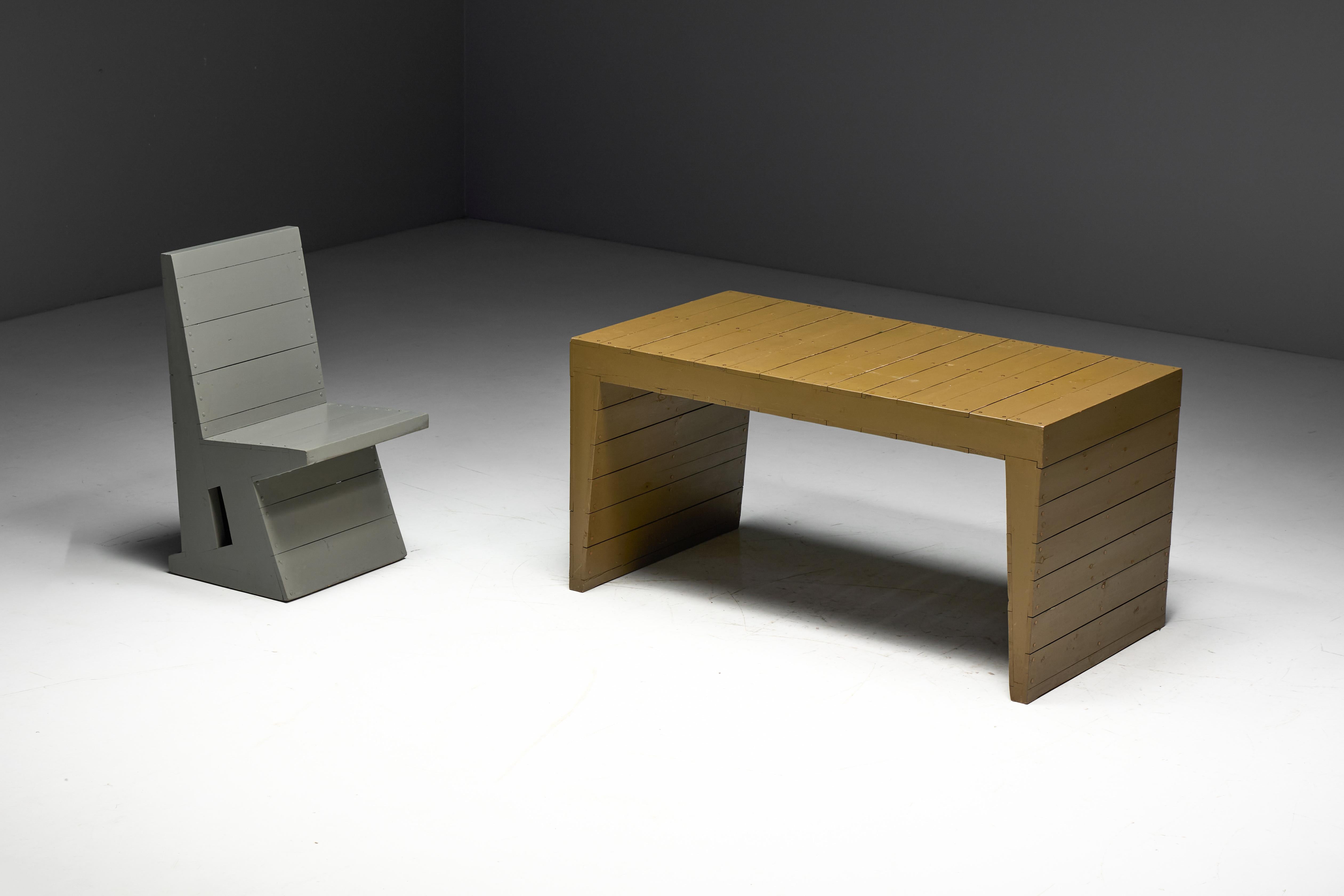 Writing Table by Nico van der Laan, Netherlands, 1960s For Sale 5