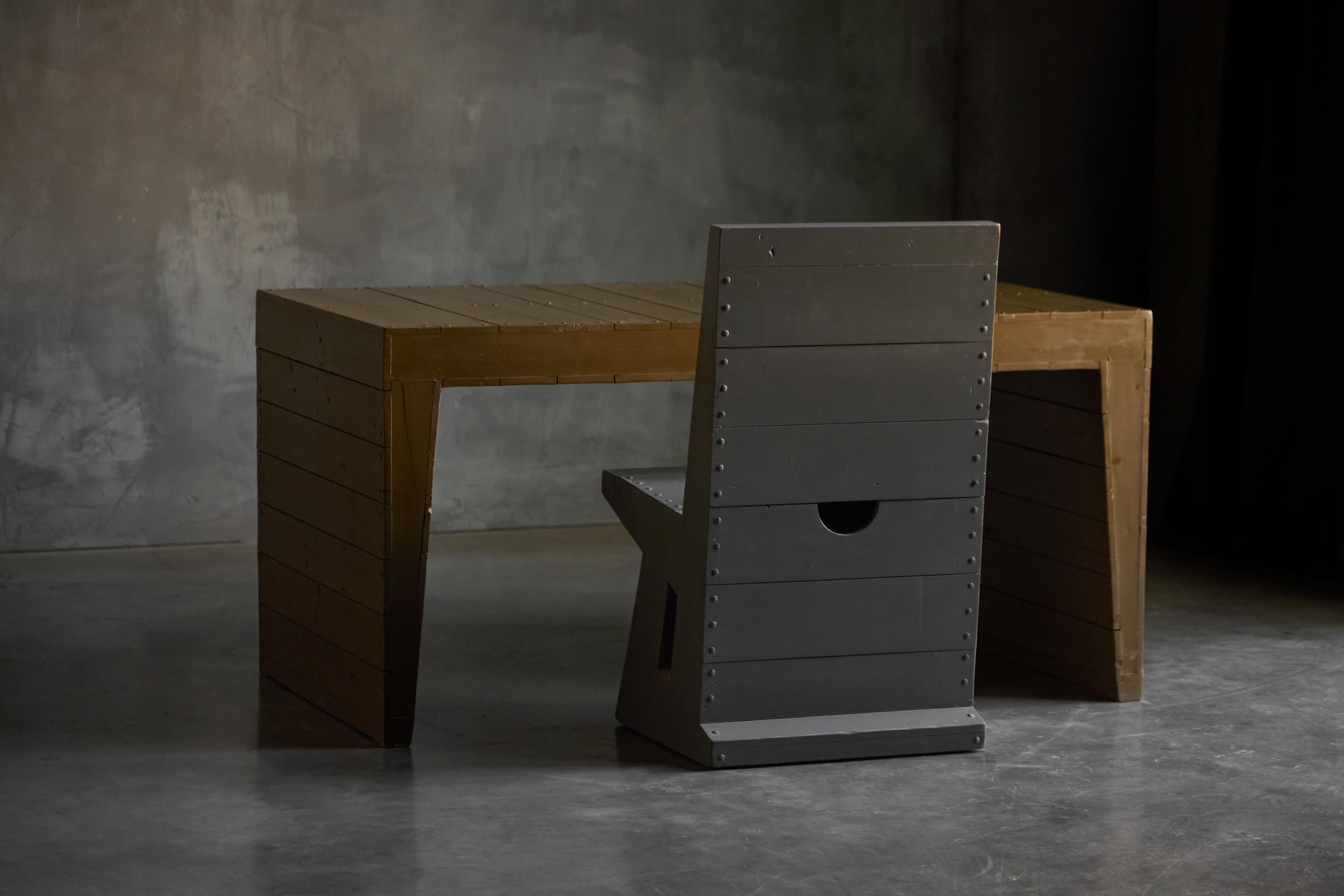 Writing Table by Nico van der Laan, Netherlands, 1960s In Good Condition For Sale In Antwerp, BE