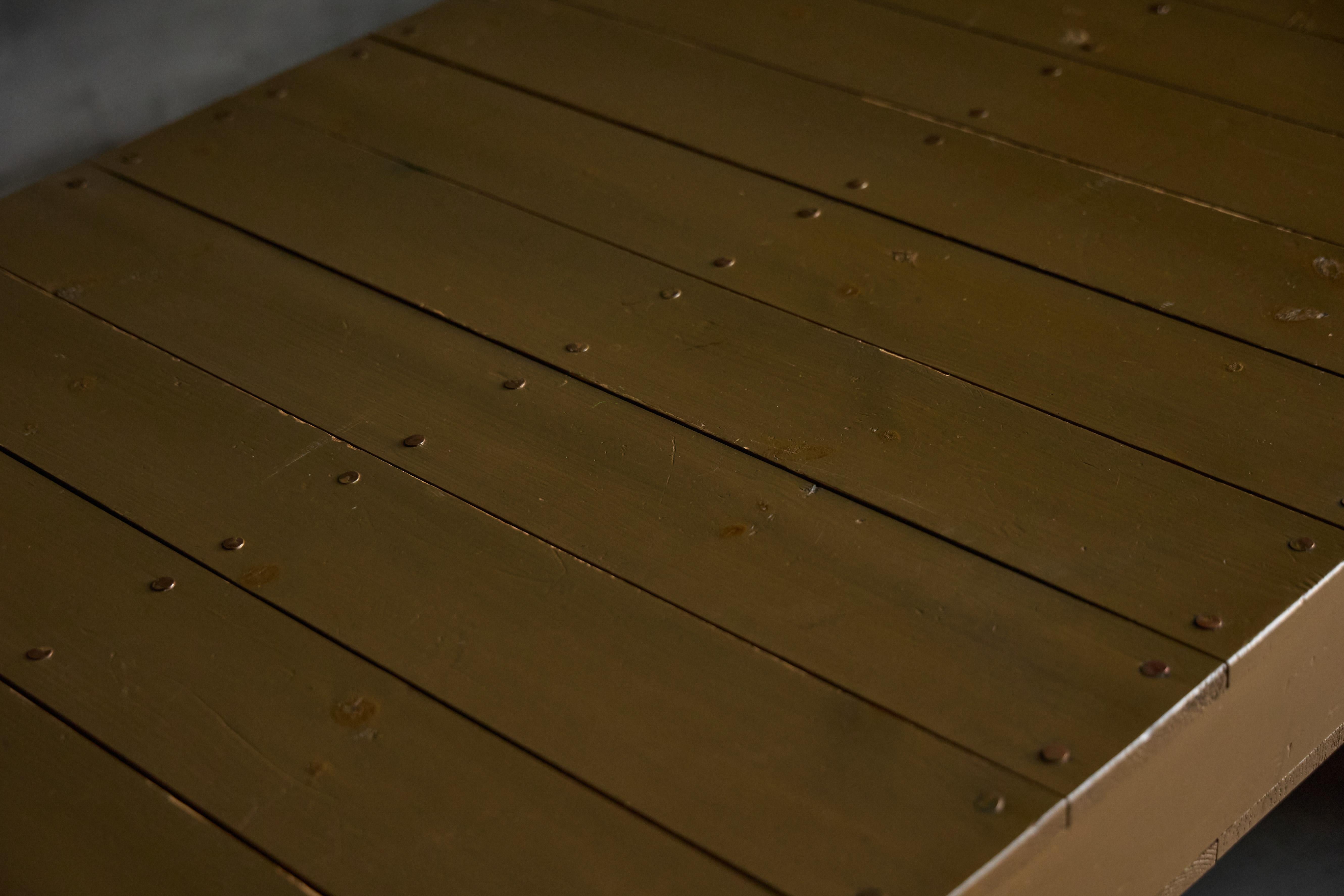 Copper Writing Table by Nico van der Laan, Netherlands, 1960s For Sale