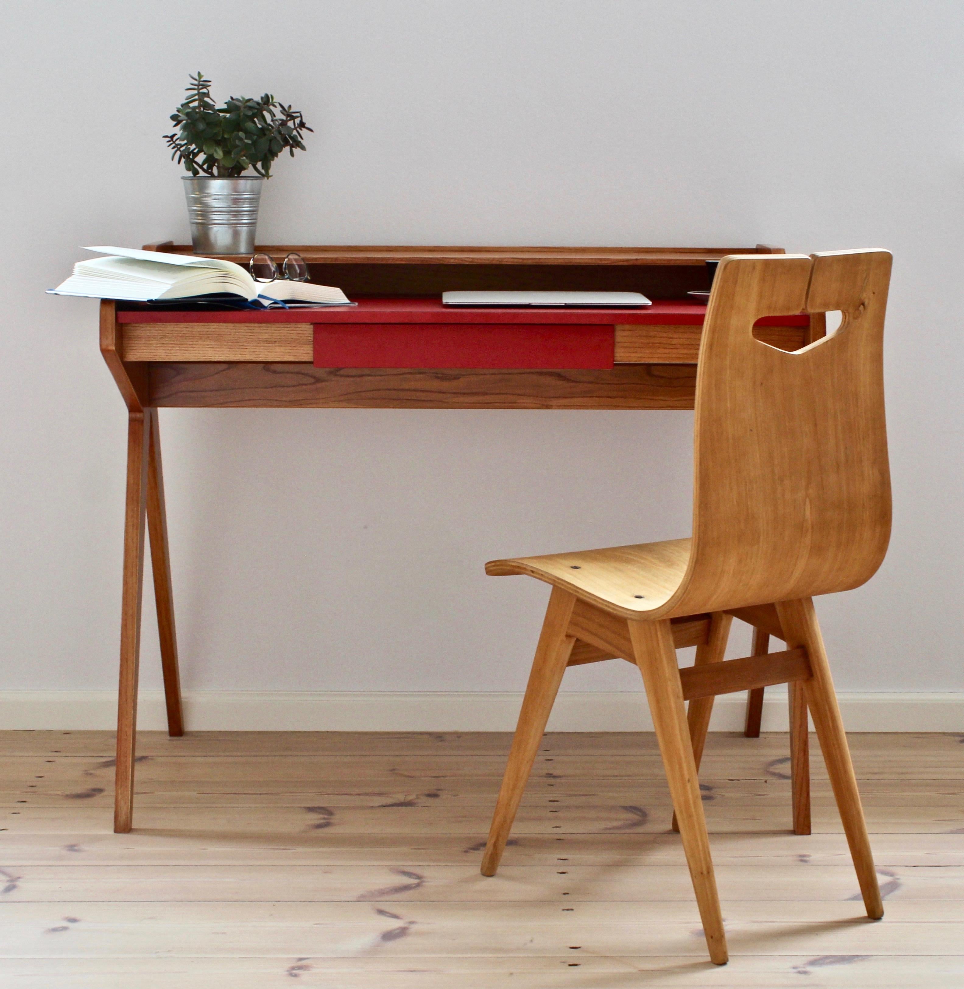 Writing Table, Desk by Helmut Magg for WK Möbel, Midcentury, 1950s 4