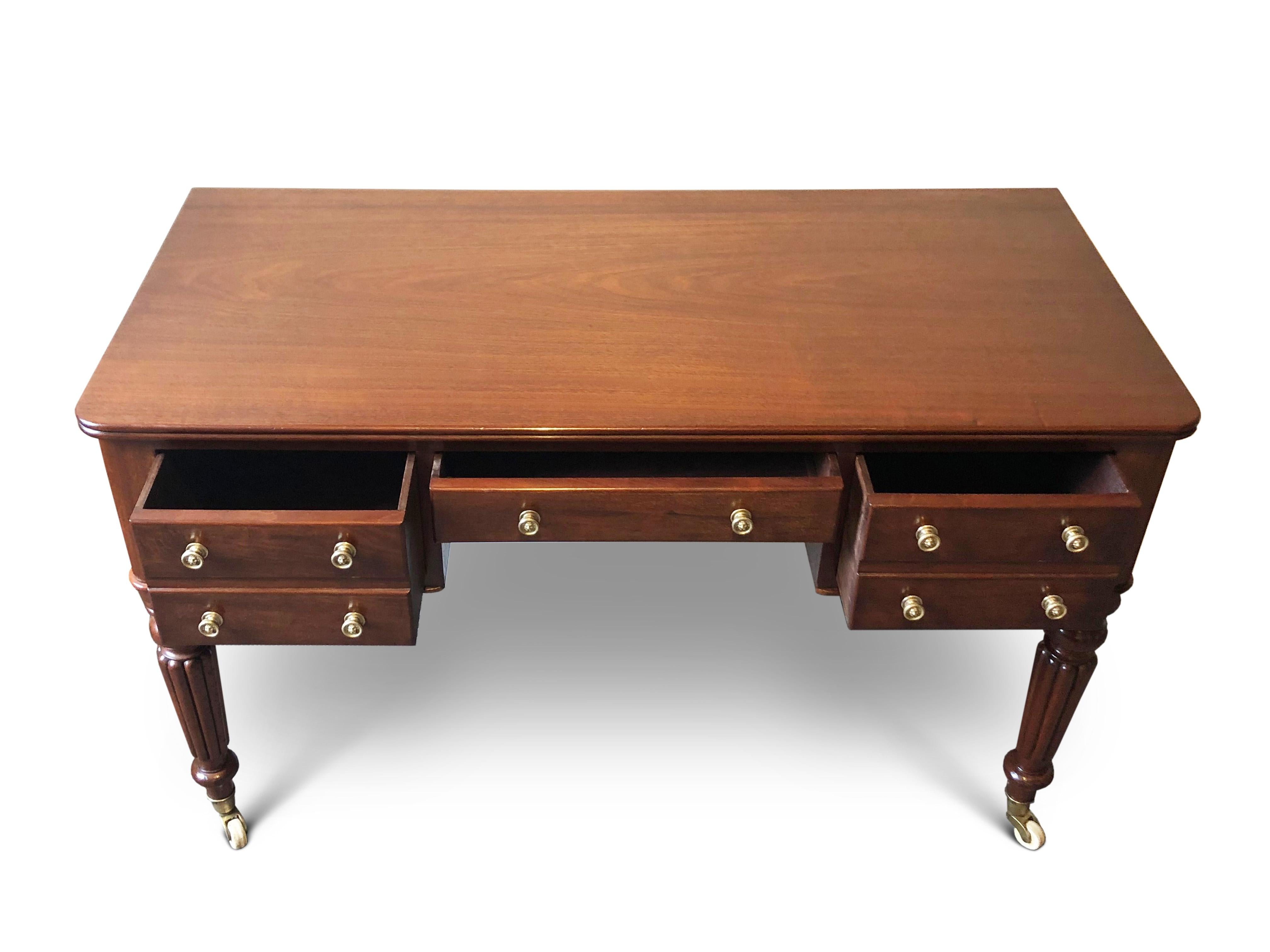 English Writing Table/Desk Gillows Style For Sale
