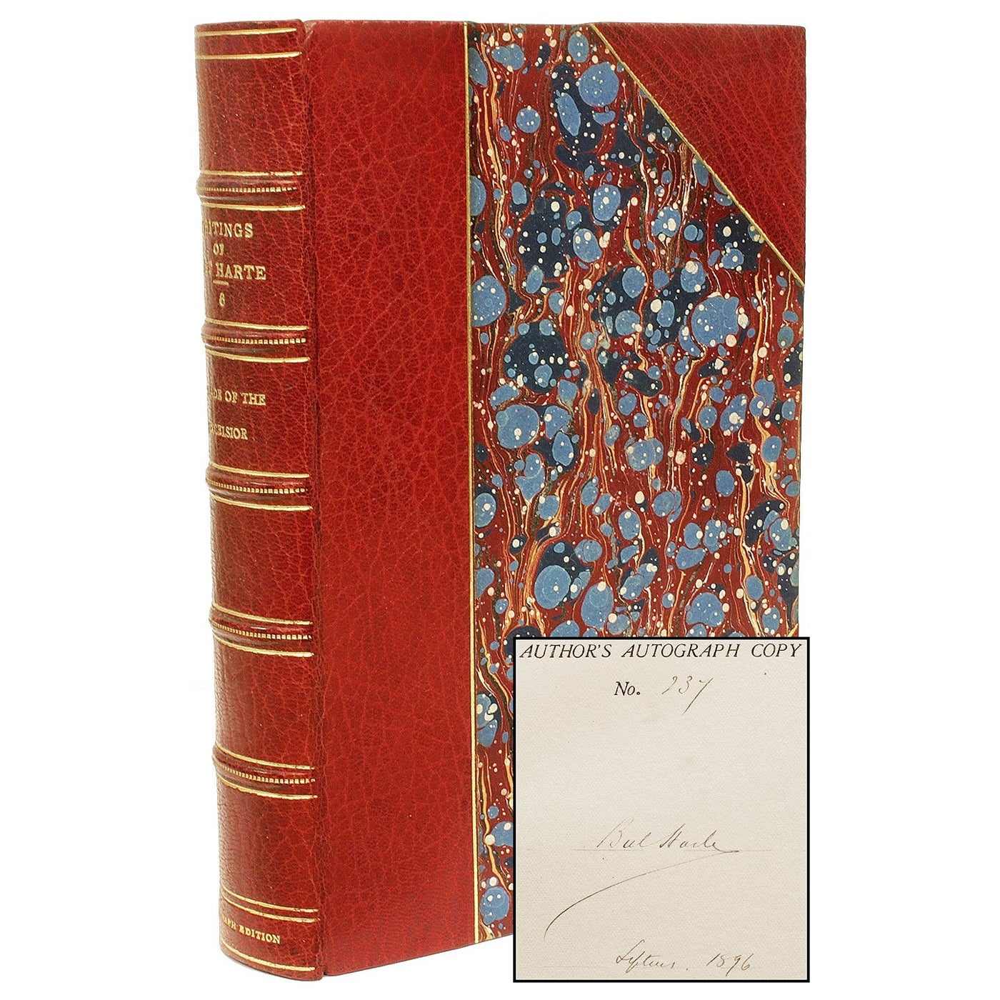 Writings Of Bret Harte. AUTHOR AUTOGRAPH ED - SIGNED BY 19 ARTISTS - 20 VOLS. For Sale