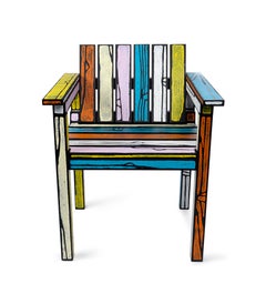 Chaise Studio de Sebastian Wrong Woods, édition numérotée, par Sebastian Wrong et Richard Woods