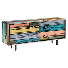 WRONGWOODS Cabinet in Palm Springs Finish by Richard Woods & Sebastian Wrong