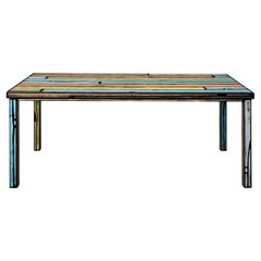 Wrongwoods Five Colour Palm Springs Dining Table by Established & Sons