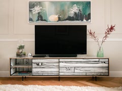 Wrongwoods L2600 Low Cabinet White With Black Established & Sons Sebastian Wrong