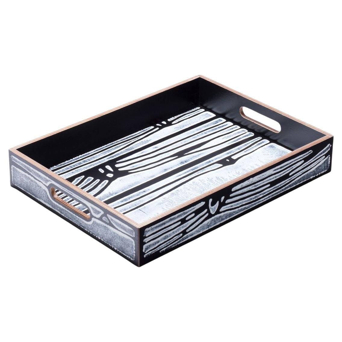 Wrongwoods L440 Tray WhiteBlack Established & Sons Richard Woods Sebastian Wrong