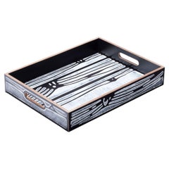 Wrongwoods L440 Tray WhiteBlack Established & Sons Richard Woods Sebastian Wrong