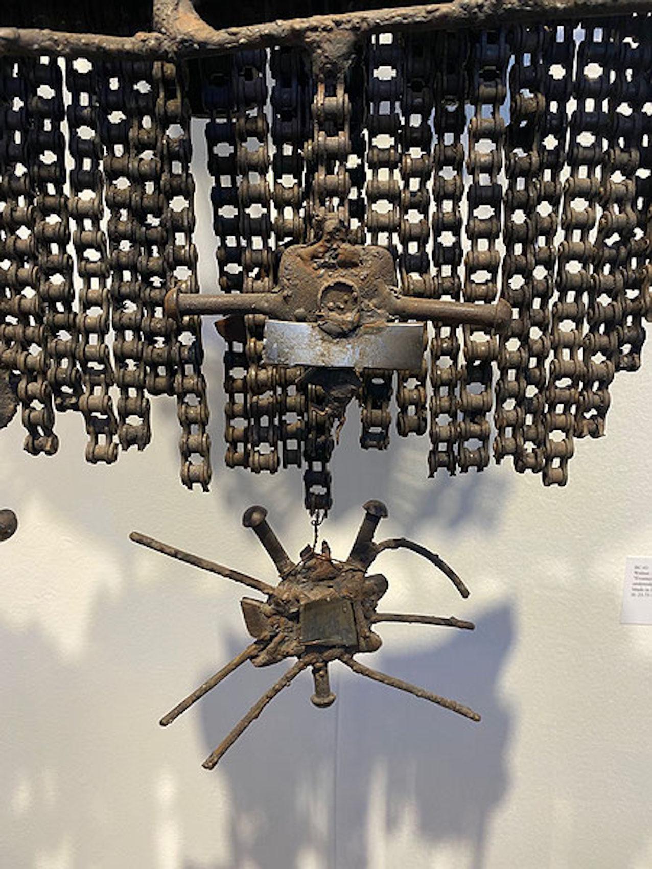 Brutalismo Scultura in ferro battuto e saldato di Frans De Boer Lichtveld in vendita