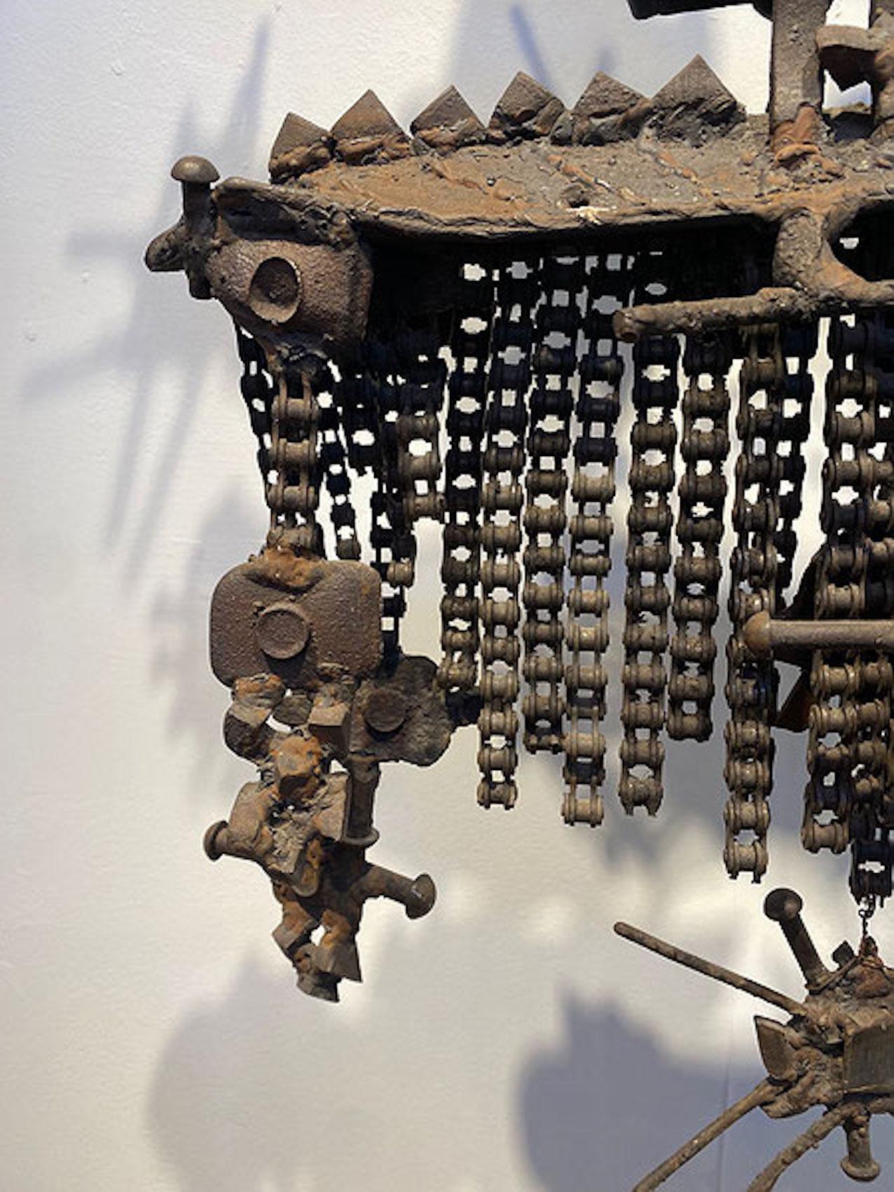 Olandese Scultura in ferro battuto e saldato di Frans De Boer Lichtveld in vendita