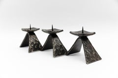 Bougeoir artisanal Brutalist, 1960 Autriche