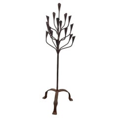 Wrought Iron 16 Light Candle Holder Tree