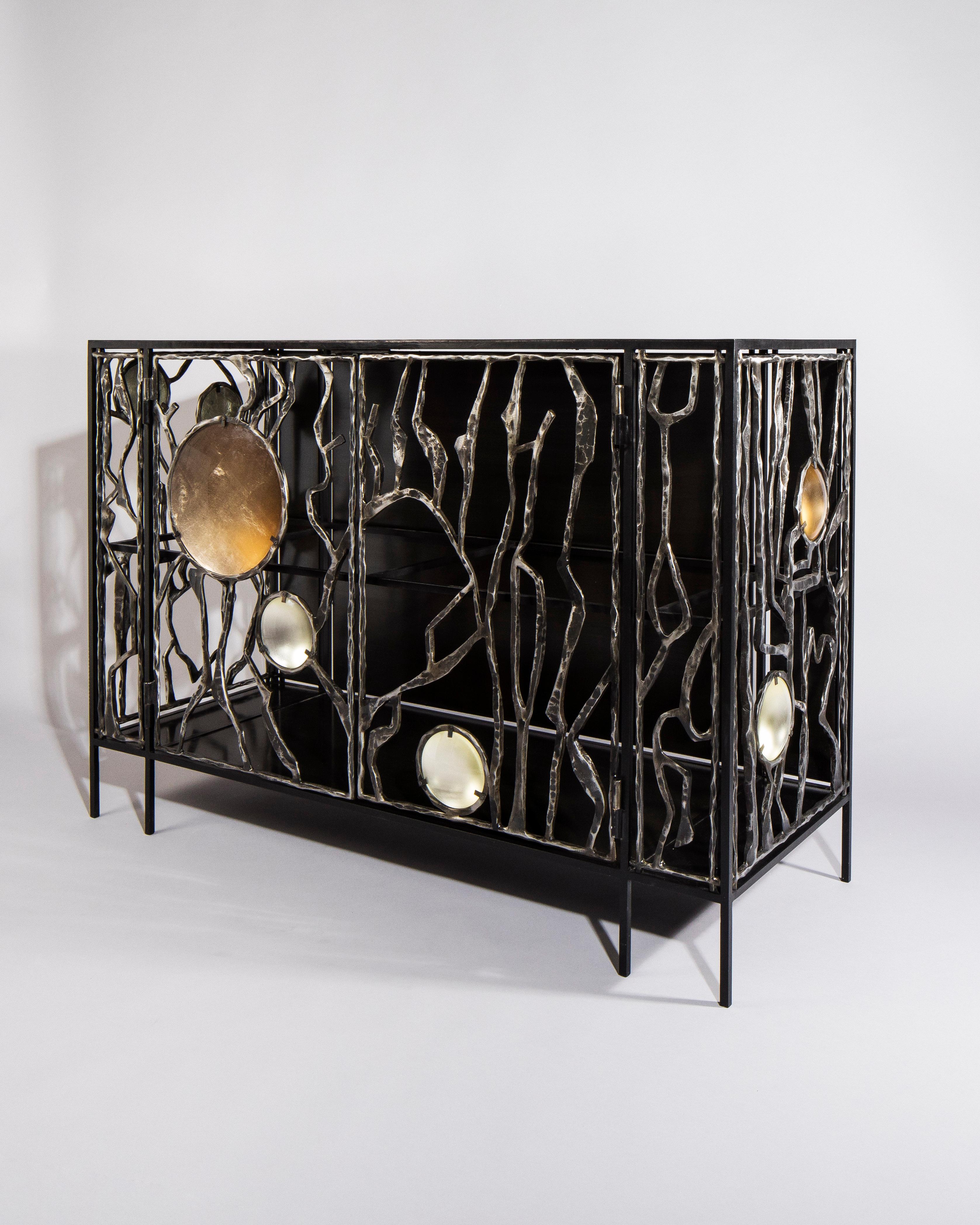 wrought iron cabinets