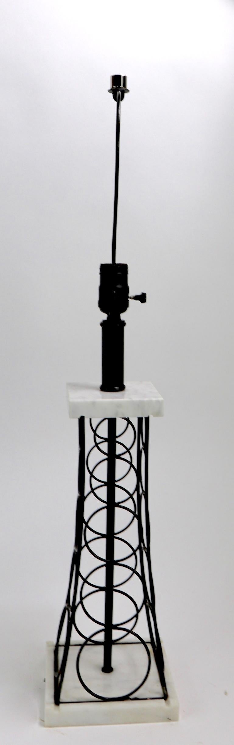 oil derrick lamp